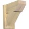 Ekena Millwork Traditional Slat Rough Sawn Outlooker, Douglas Fir, 8"W x 16"D x 16"H OUT08X16X16TRA06RDF - alternate 1